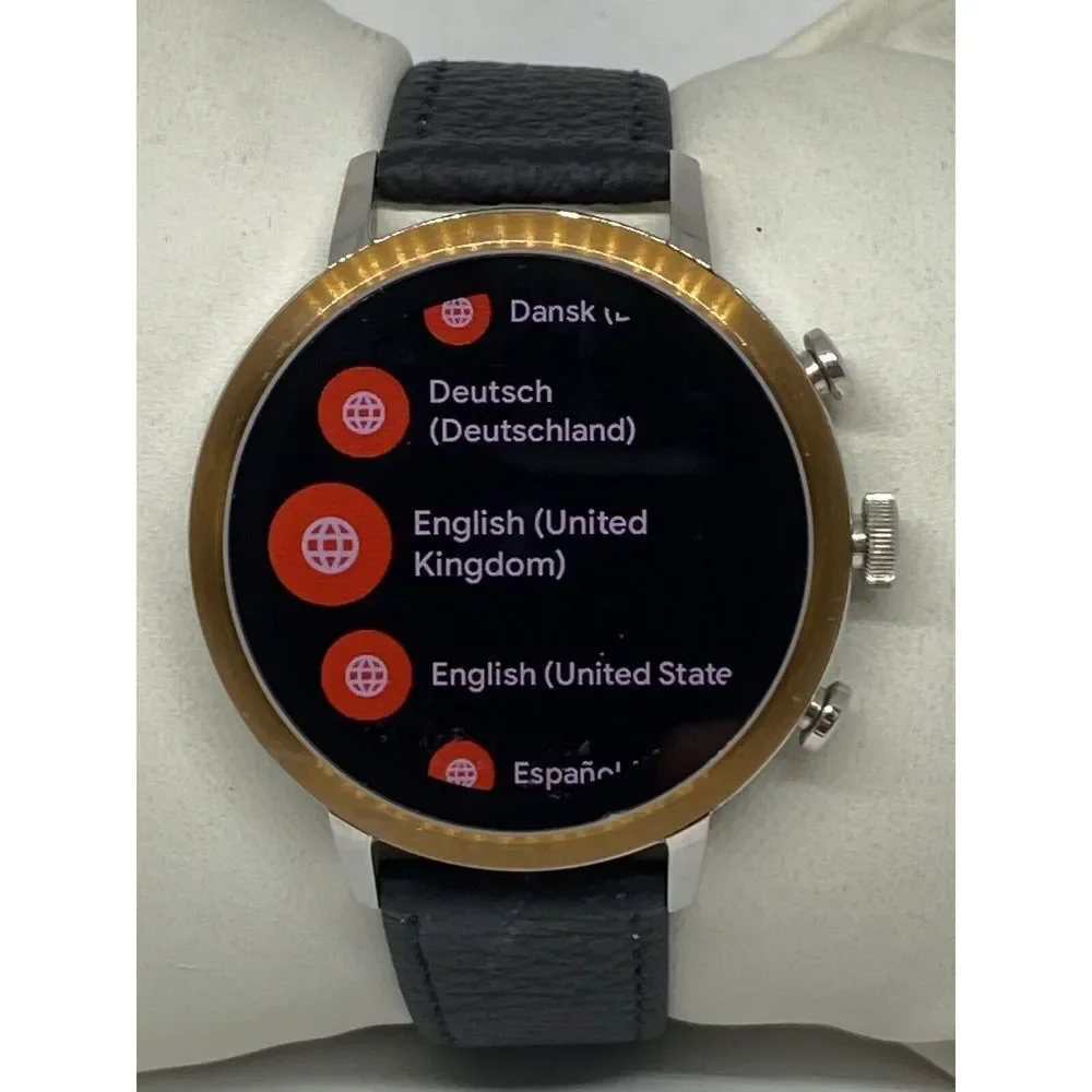 Fossil Gen 4 Authentic Digital Dial Smart Watch Custom Band FTW6016 DC178
